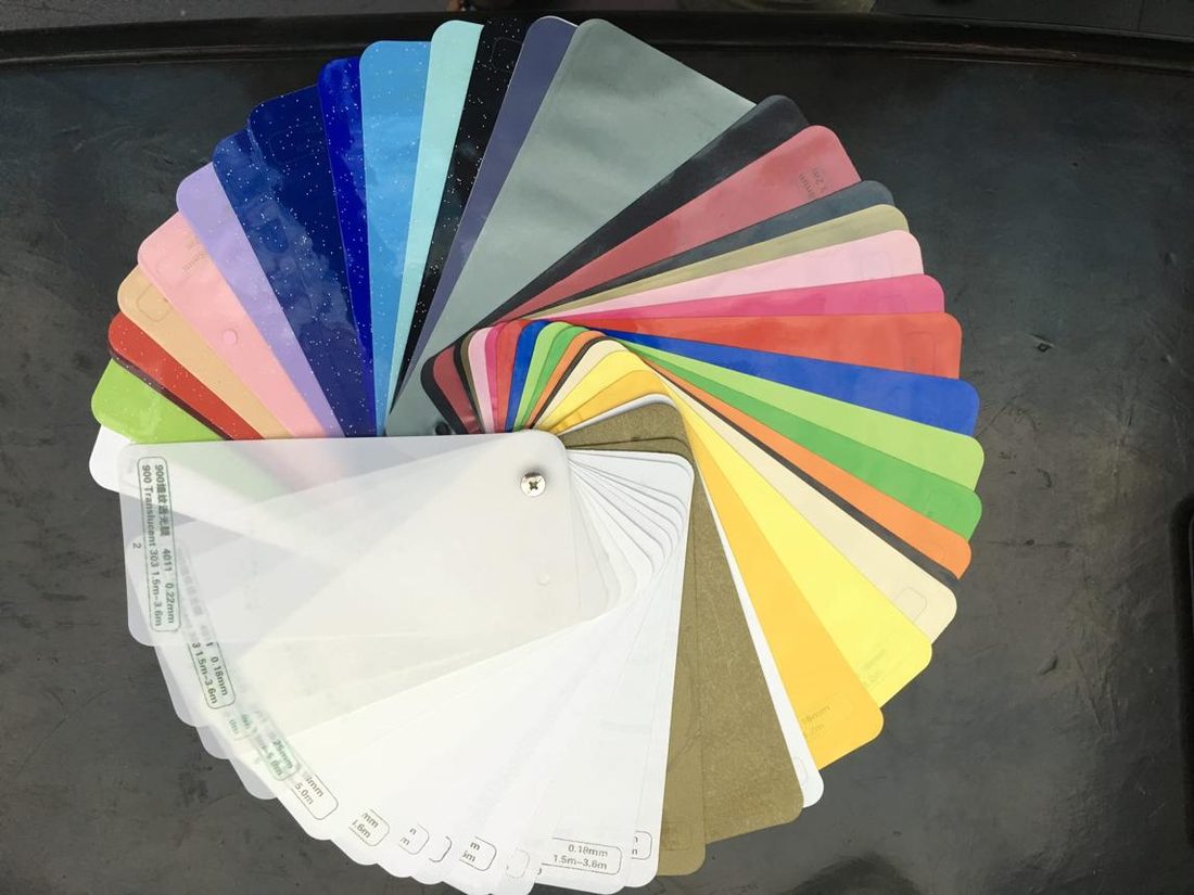 Colour fan deck