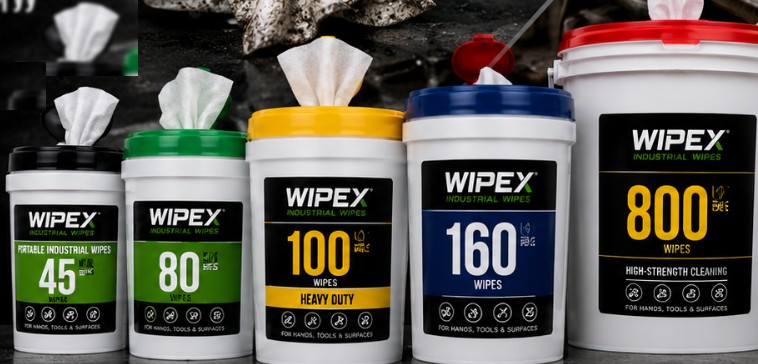 WIPEX Industrial Wipes бүх багтаамж: 45, 80, 100, 160, 800 ширхэг